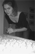 Madeline preparing gnocchi