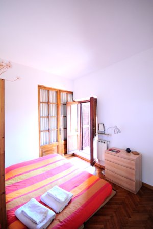   Trastevere cheap terrace studio apartment