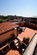Trastevere terrace apartment for rent