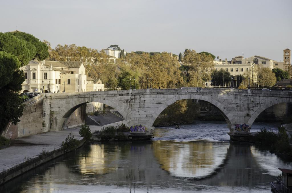 Pons Cestius over Tiber