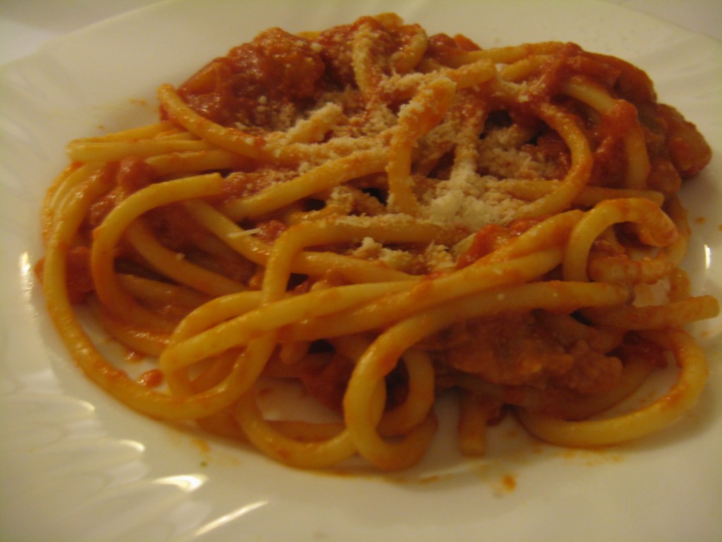 Bucatini all'amatriciana