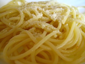 Spaghetti all' aglio e olio