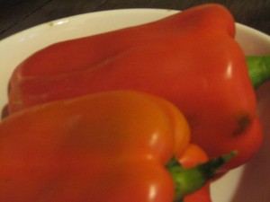 Unroasted Red Peppers