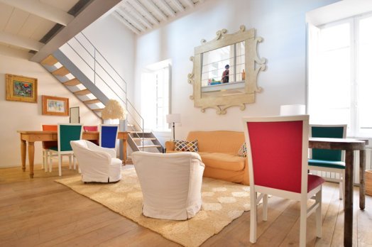Trastevere terrace loft: Up to 4+1 people