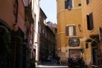 Narrow streets in Trastevere