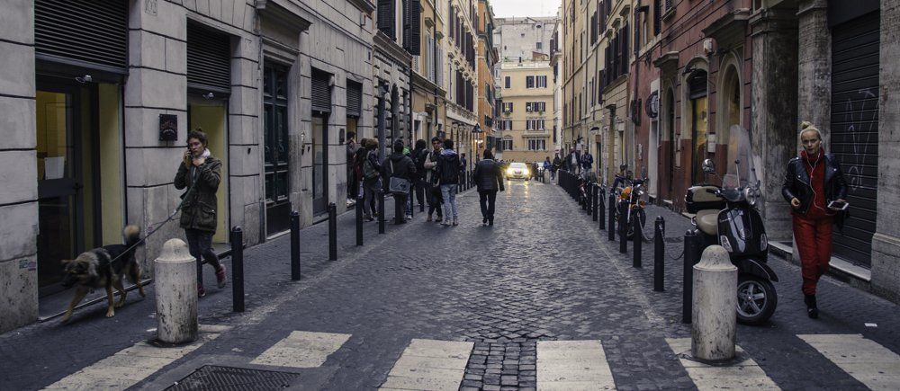 A view down the Via Boschetto, Monti, Rome