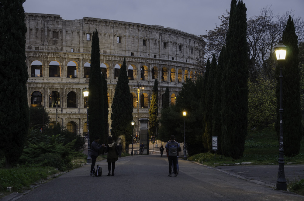 Colosseum at twilight