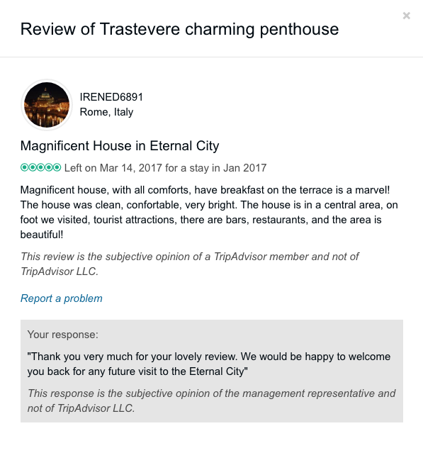 tripadvisor reviews